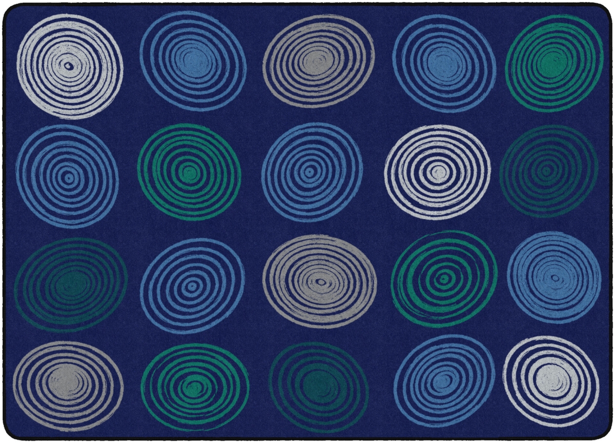 FA1841-32FS Circles Cool Rug - 6 ft. x 8 ft. 4 in.