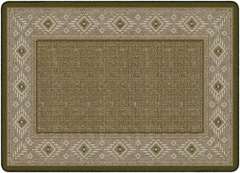 FM188-50A Ventana Weave Green Rectangle Rug - 8 ft. 4 in. x 12 ft.