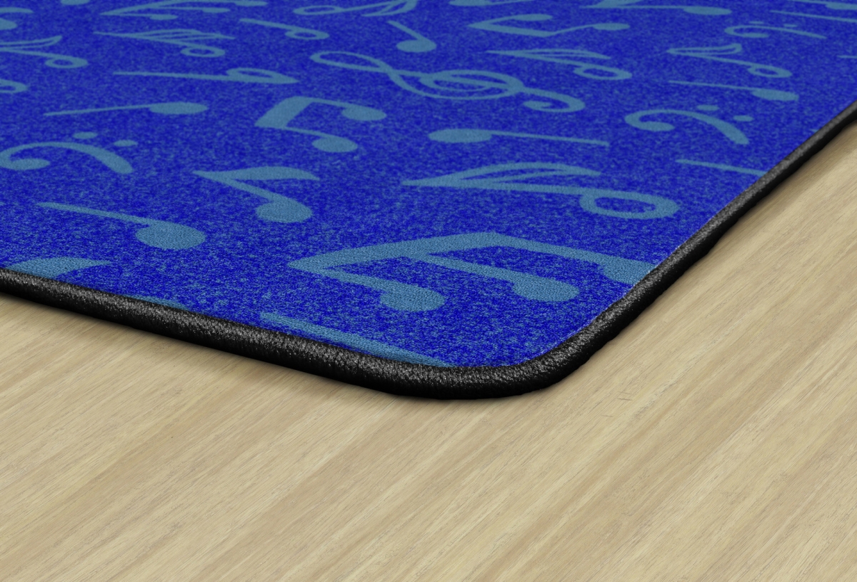 FA1842-58FS Music Note Fun Rug - 10 ft. 6 in. x 13 ft. 2 in.