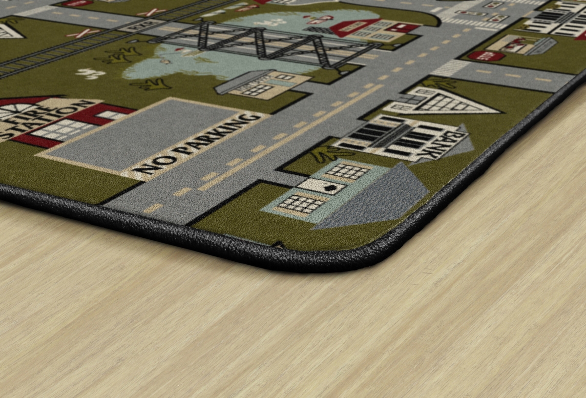 FM178-51A Places to Go Tranquility Rectangle Rug - 9 x 12 ft.