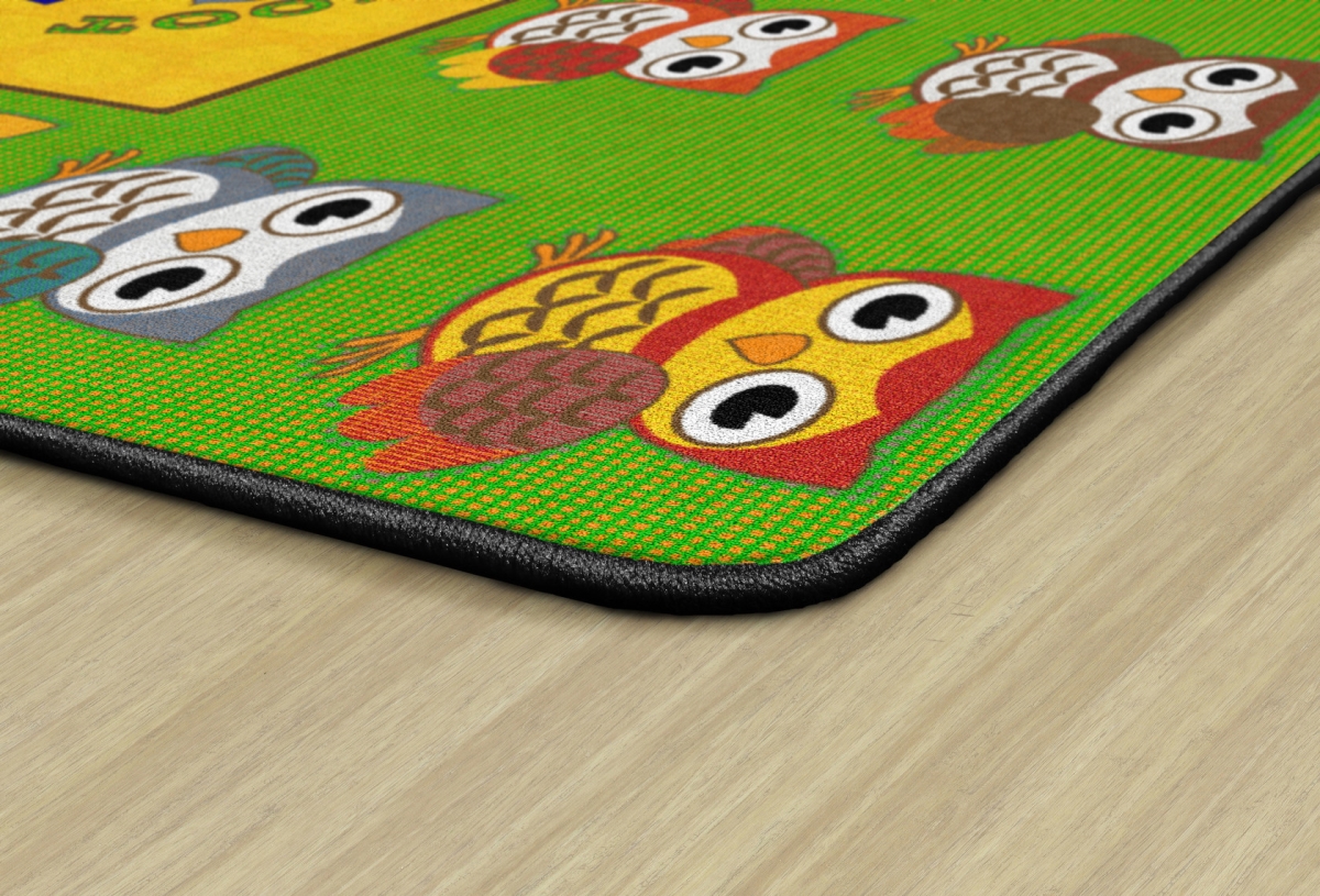 FE271-44A Be Whoooo You Are Rectangle Rug - 7 ft. 6 in. x 12 ft.