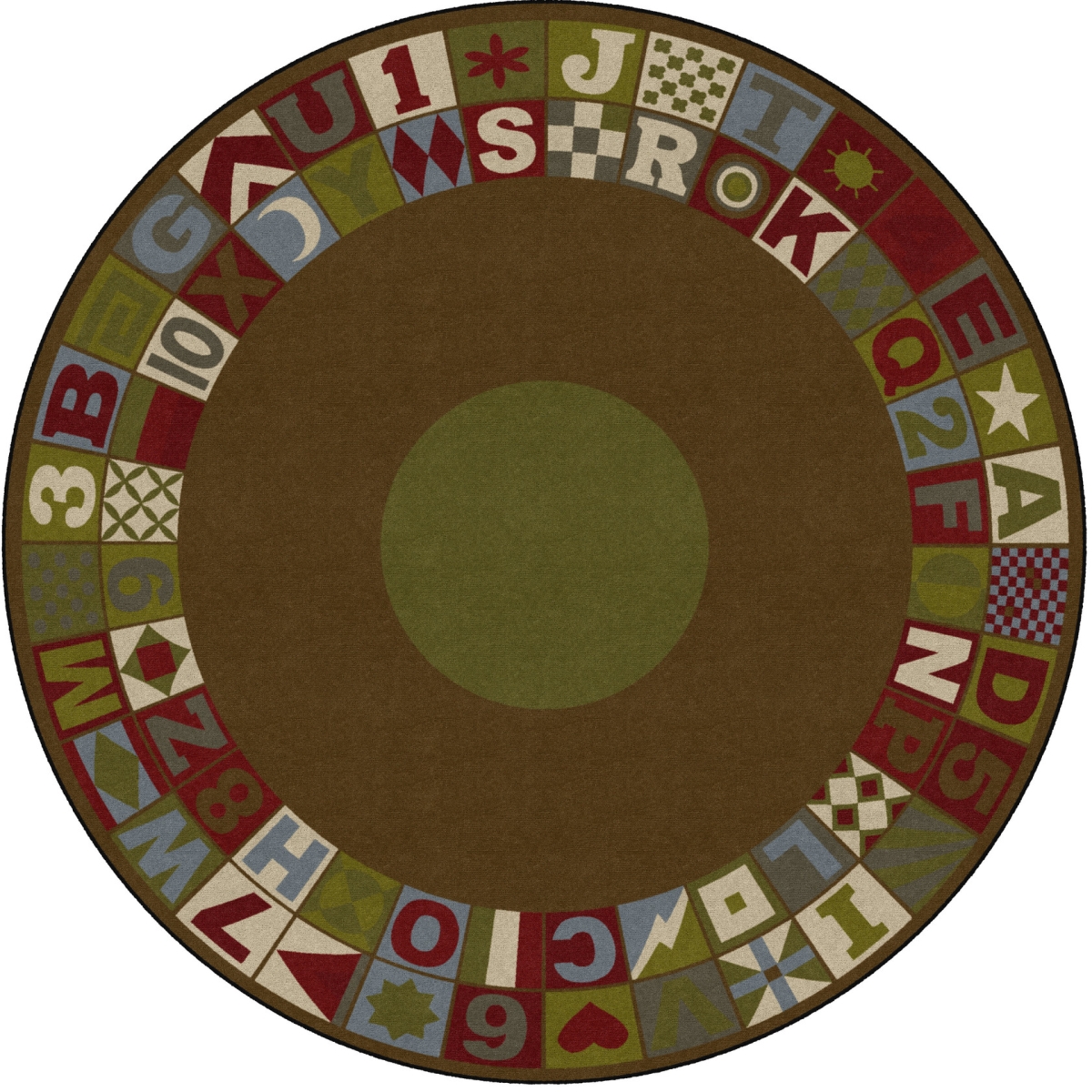 FM169-87A Floors That Teach Tranquility Round Rug - 8 ft.