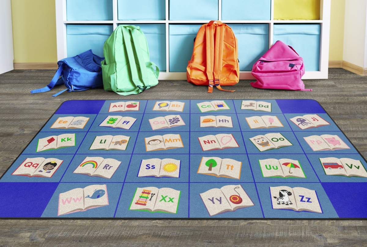 FA1349-32FS Reading Alphabet Rug - 6 ft. x 8 ft. 4 in.