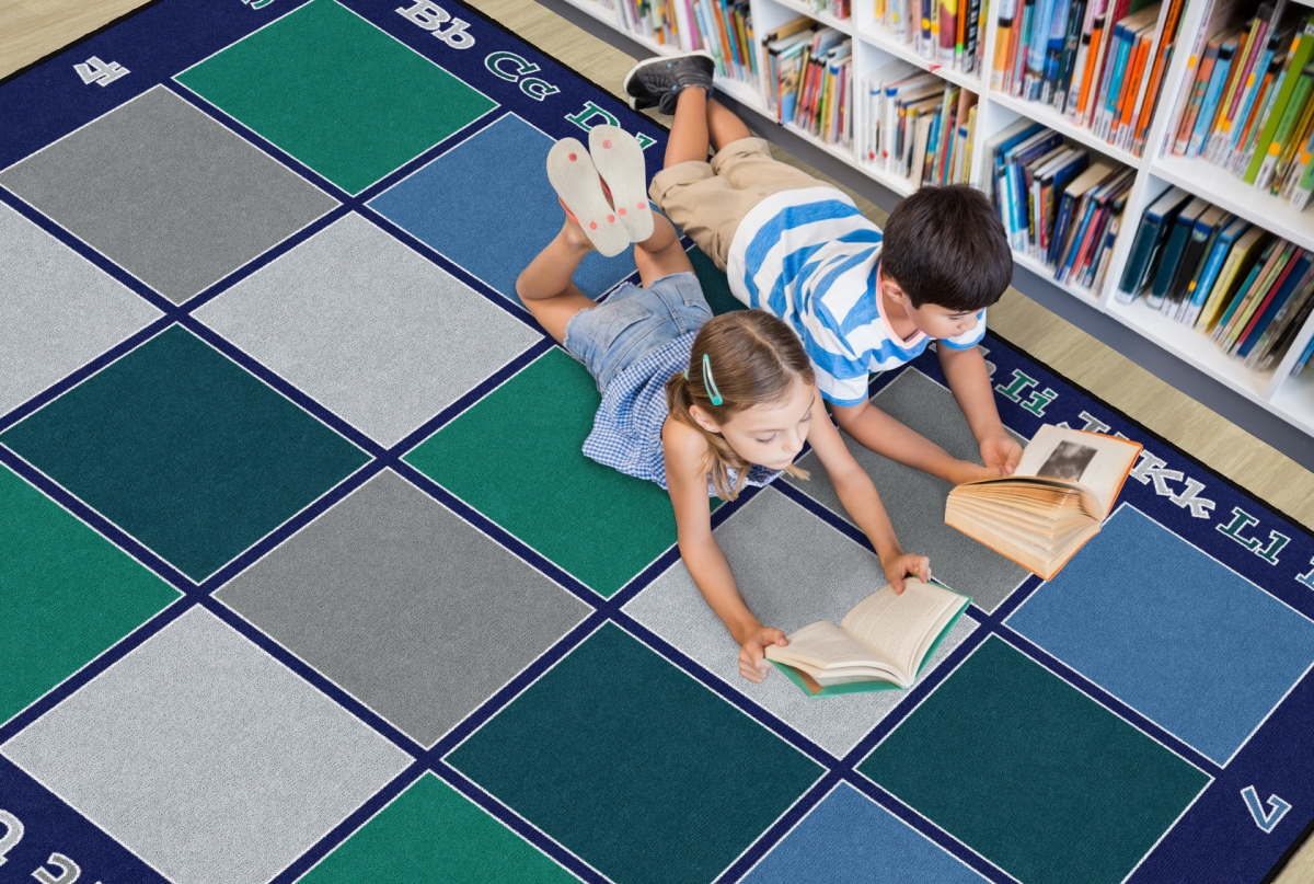 FA1852-32FS Sitting Grid Cool Rug - 6 ft. x 8 ft. 4 in.