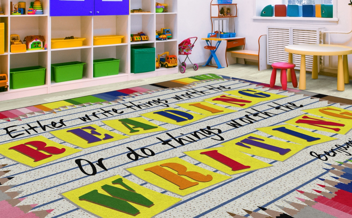 FE275-58A Make It Worthwhile Rectangle Rug - 10 ft. 6 in. x 13 ft. 2 in.