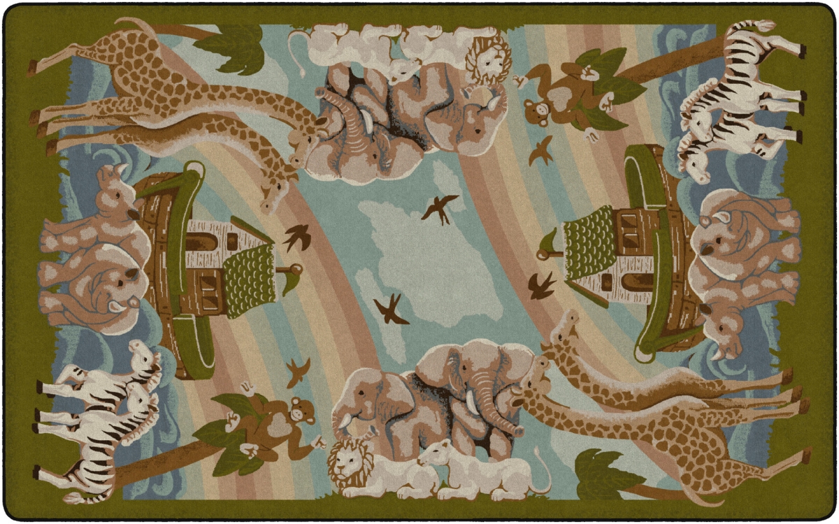 FM166-44A Noahs Journey Tranquility Rectangle Rug - 7 ft. 6 in. x 12 ft.