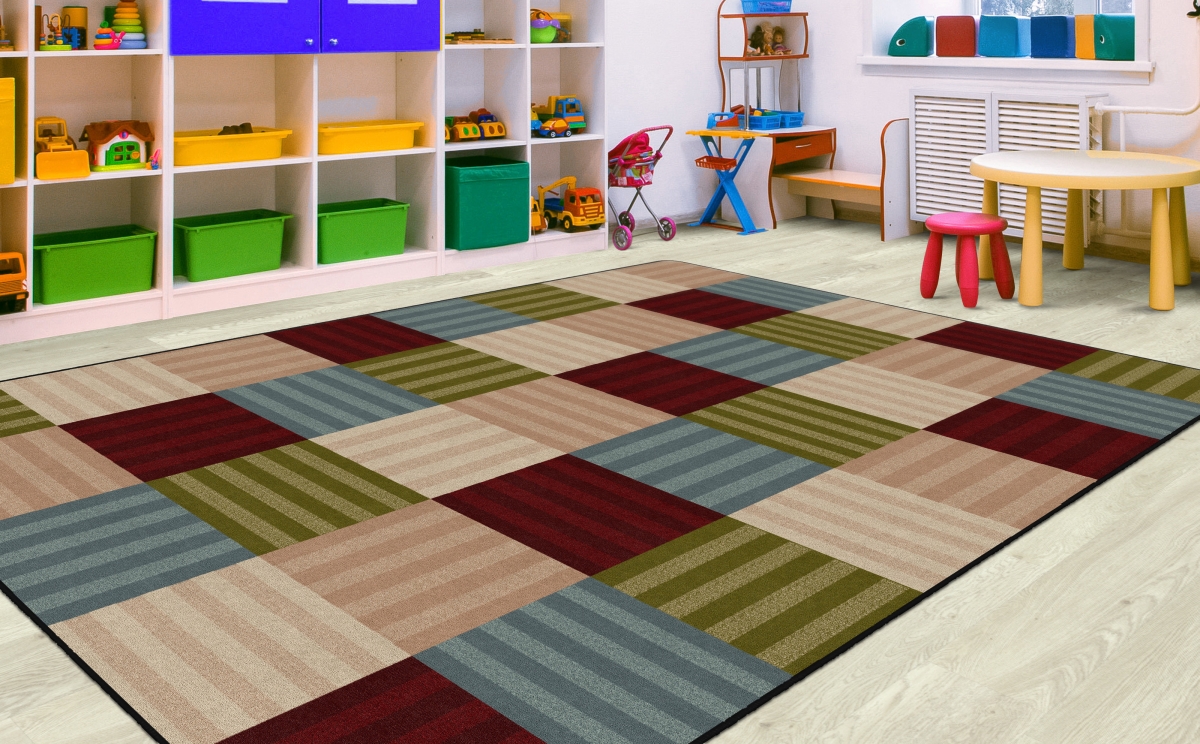 FA1323-44FS Hashtag Earth Tone Rug - 7 ft. 6 in. x 12 ft.