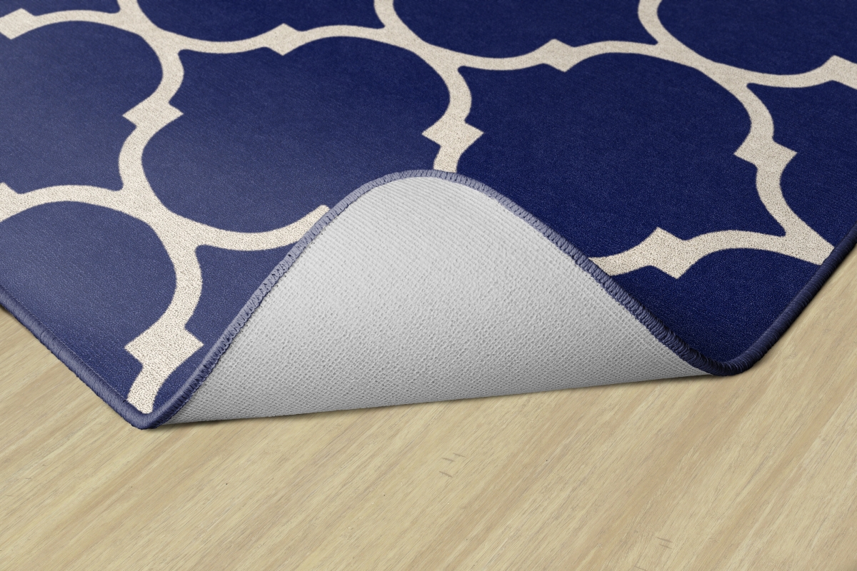 FA1376-34FS Trellis Blue Rug - 6 x 9 ft.