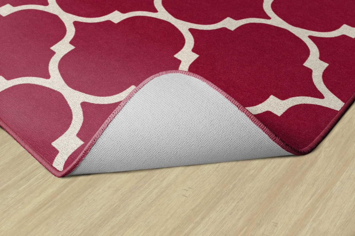 FA1377-34FS Trellis Red Rug - 6 x 9 ft.