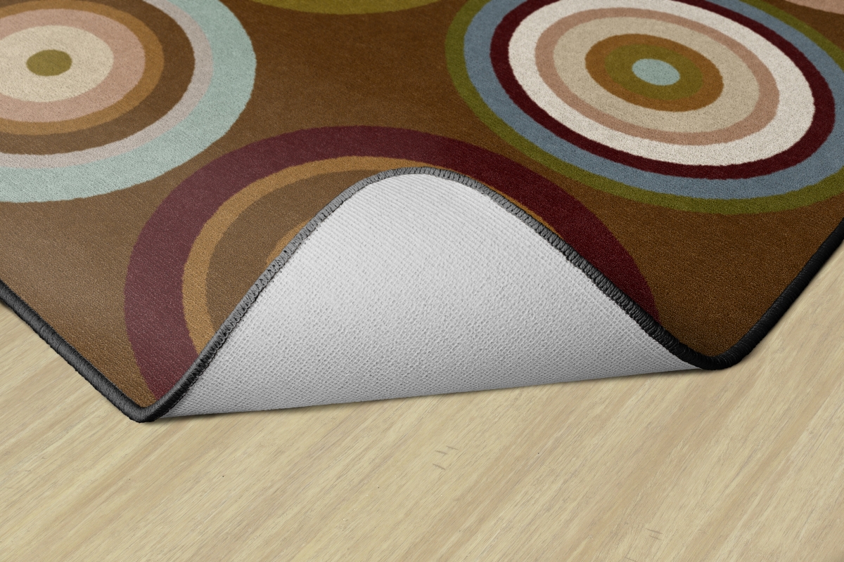 FA1310-58FS Color Rings Earth Tone Rug - 10 ft. 6 in. x 13 ft. 2 in.
