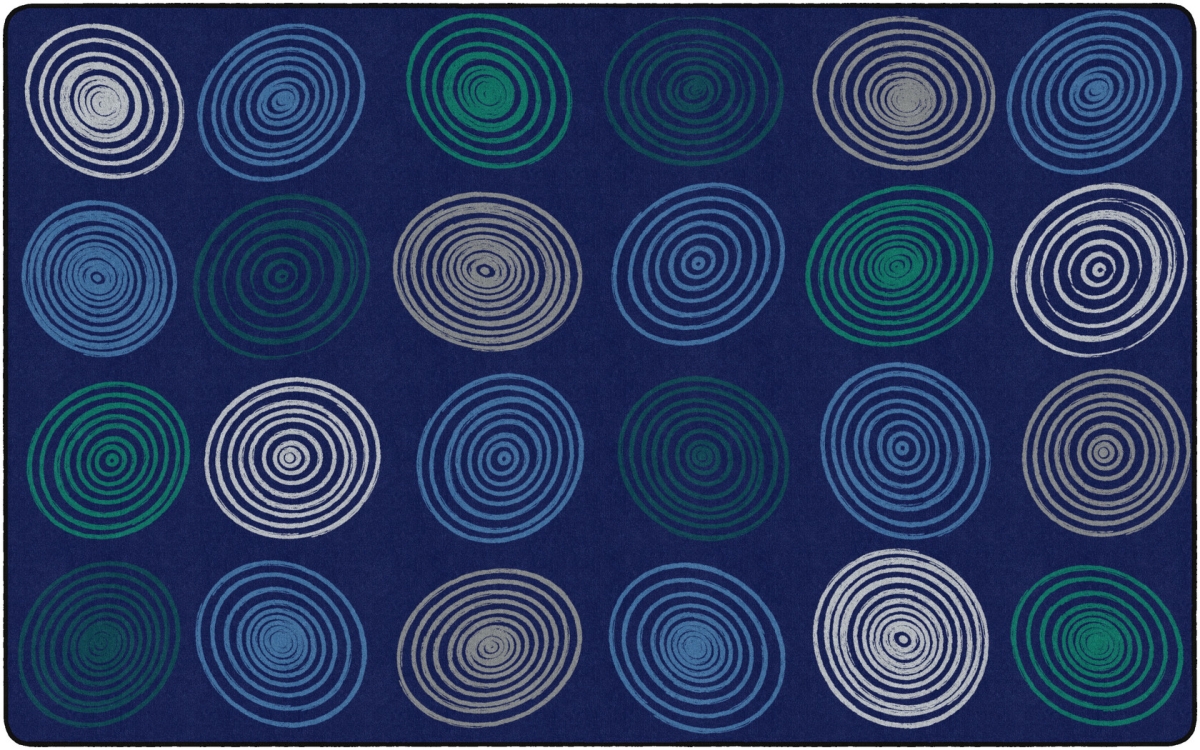 FA1841-44FS Circles Cool Rug - 7 ft. 6 in. x 12 ft.