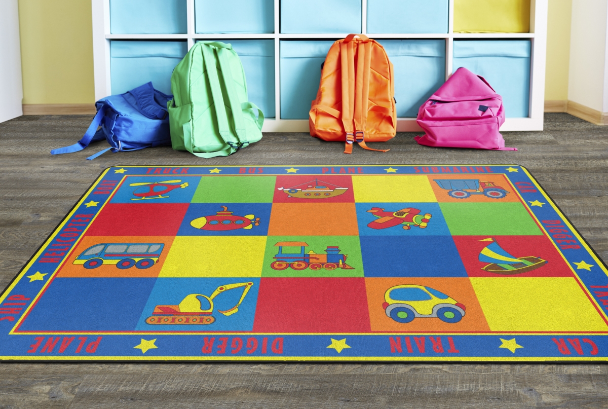 FE314-32A Vehicle Seating Rectangle Rug - Seats 20 - 6 ft. x 8 ft. 4 in.