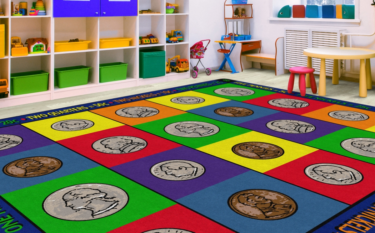 FE263-58A How Much Money Do I Have Rectangle Rug - 10 ft. 6 in. x 13 ft. 2 in.