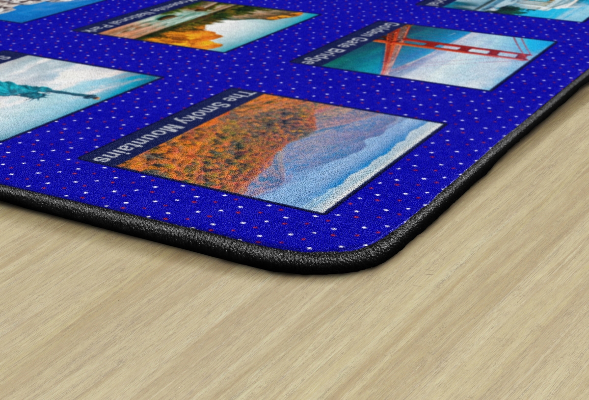 FA1304-32FS Around The USA Rug - 6 ft. x 8 ft. 4 in.