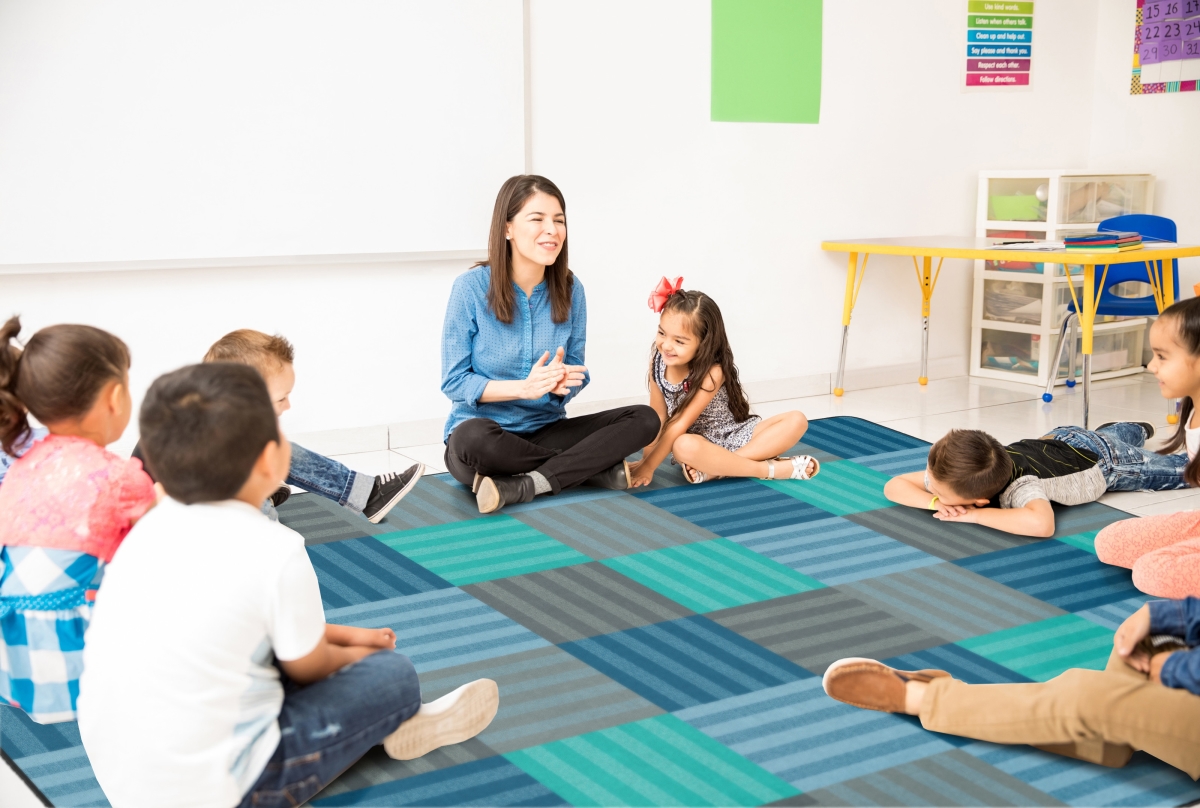 FA1322-58FS Hashtag Calming Rug - 10 ft. 6 in. x 13 ft. 2 in.