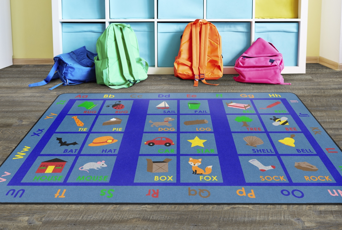 FA1350-32FS Rhyming Blocks Rug - 6 ft. x 8 ft. 4 in.