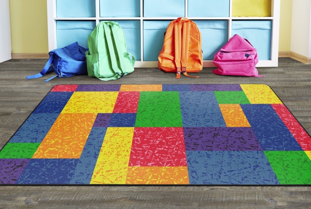 FE161-32A Terrific Square Rectangle Rug - 5 ft. 10 in. x 8 ft. 4 in.