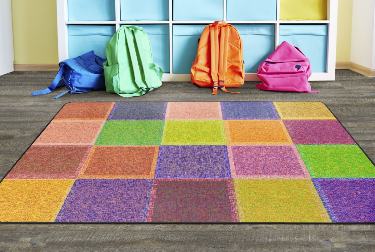 FA1312-32FS Crosshatch Primary Rug - 6 ft. x 8 ft. 4 in.
