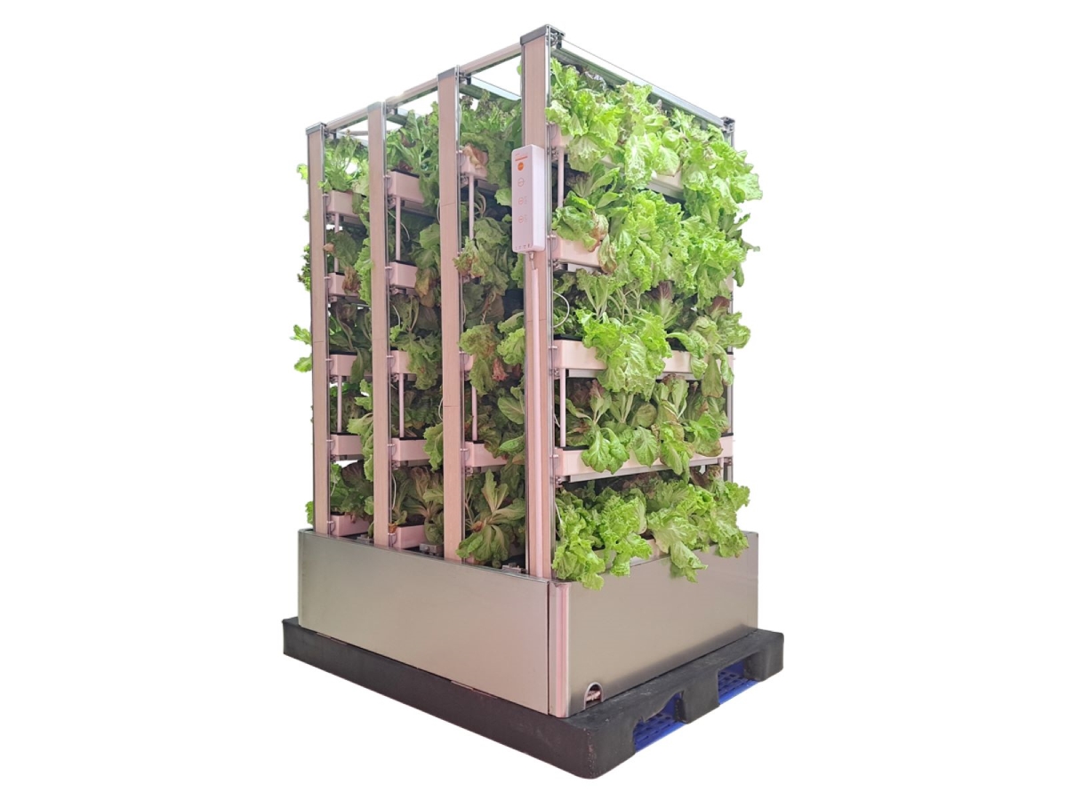 OFP3-4PK NFT Hydroponic Pallet Farm