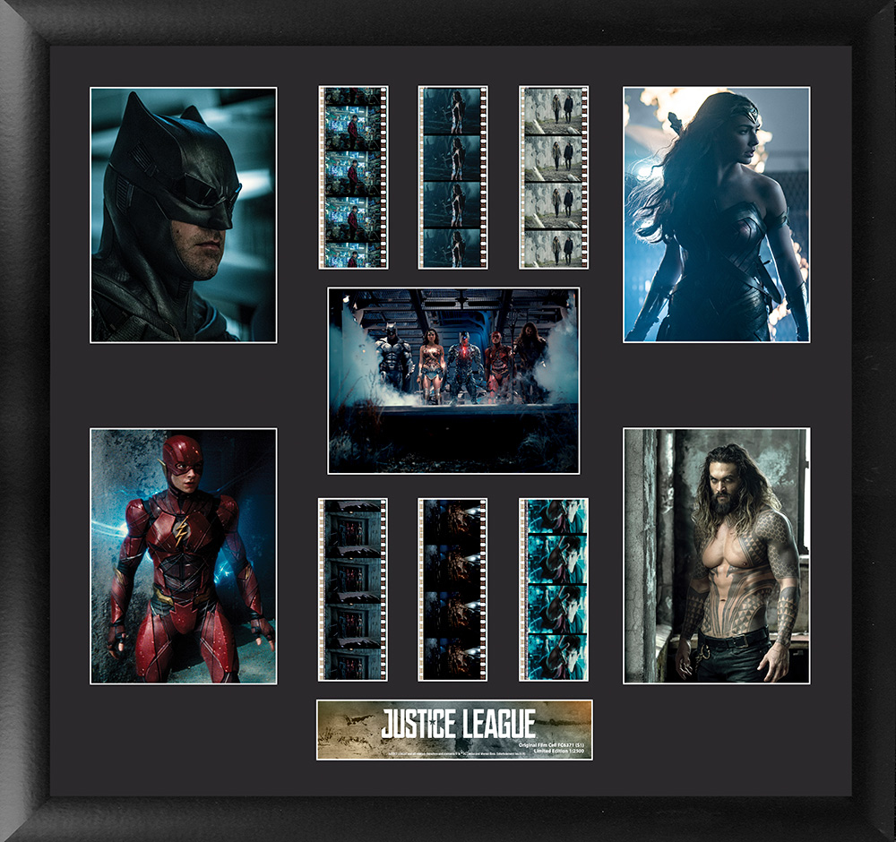 Justice League Montage S1 Film Cell Presentation