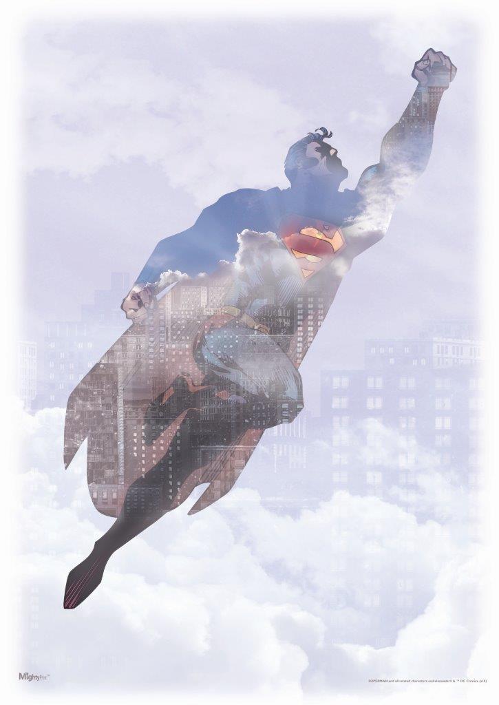 MP17240499 Superman Metropolis Marvel MightyPrint Wall Art