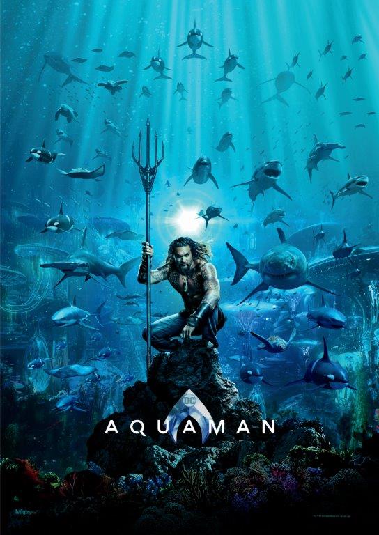 Aquaman Movie Poster MightyPrint Wall Art