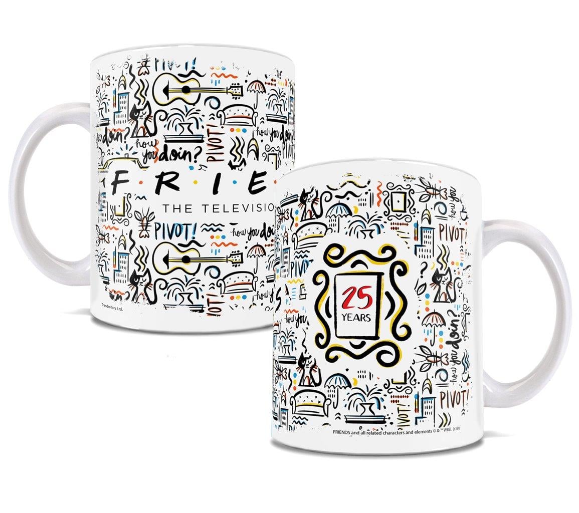 Picture of Trend Setters WMUG1004 Friends 25 Years White Ceramic Mug