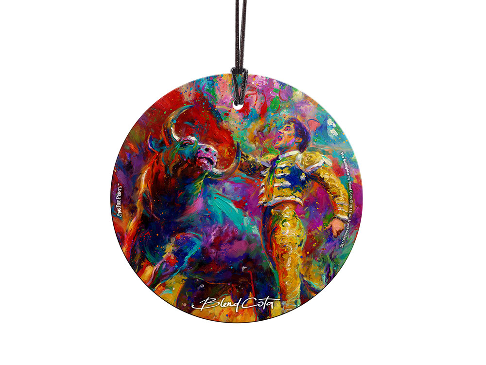 Blend Cota the Bullfighter StarFire Prints Hanging Glass