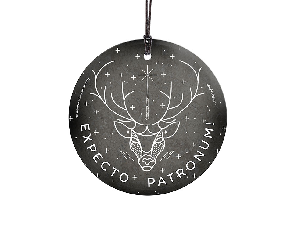 Harry Potter Stag Patronus StarFire Prints Hanging Glass