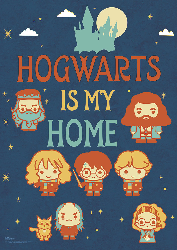 Harry Potter Hogwarts is my Home Mightyprint Wall Art