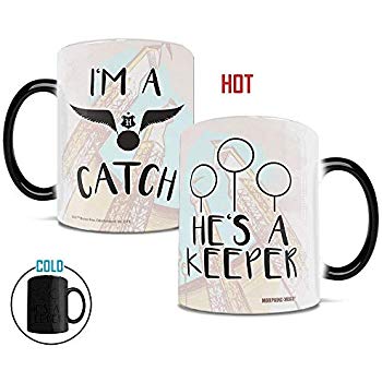Picture of Trend Setters MMUG1059 Harry Potter I Am a Catch Hes a Keeper Morphing Mug