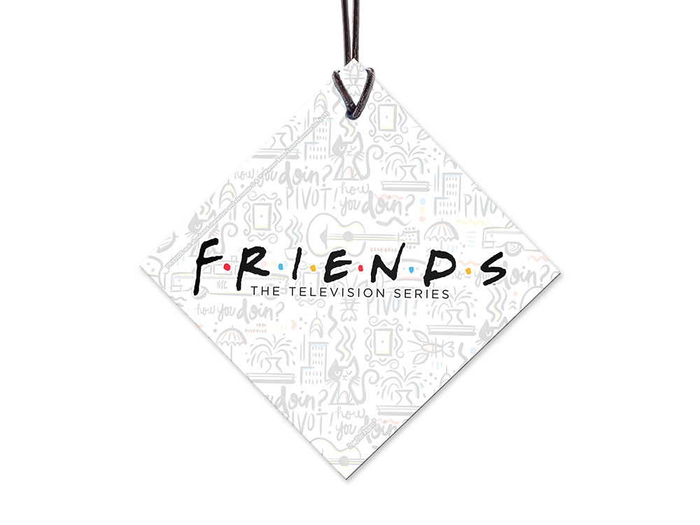 Friends Logo Starfire Hanging Glass