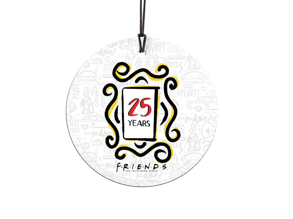 Friends 25s Starfire Hanging Glass