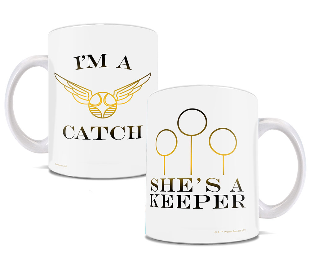 Picture of Trend Setters WMUG1065 Harry Potter Shes A Keeper Ceramic Mug, White