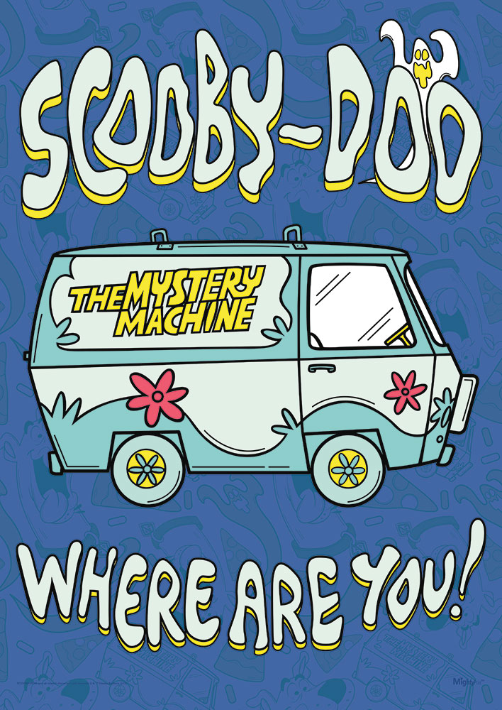 Scooby Doo Where Are You Mightyprint Wall Art