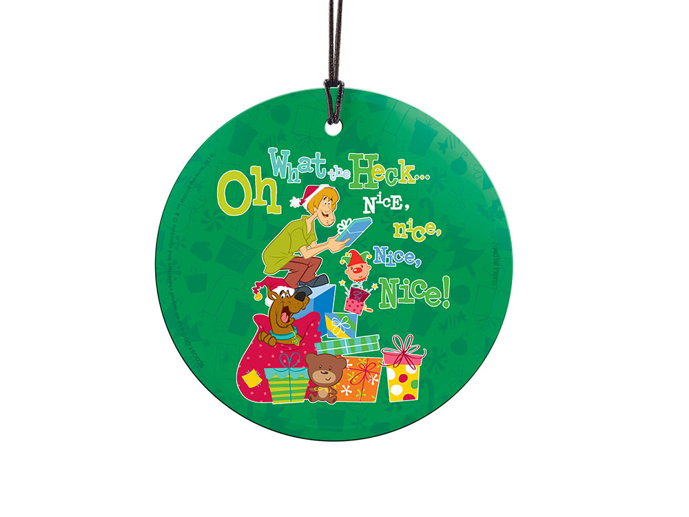 Scooby Doo Nice for the Holidays Starfire Hanging Glass