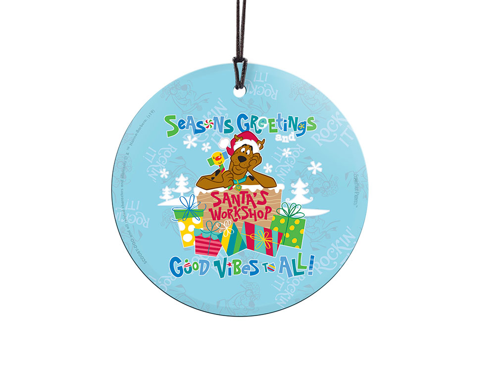 Scooby Doo Seasons Greeting Starfire Hanging Glass