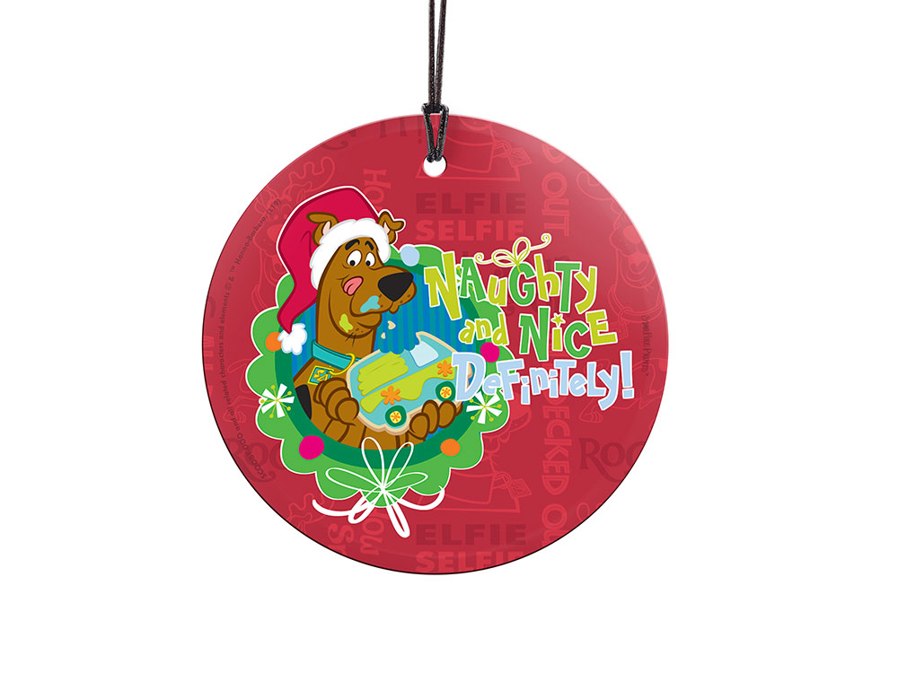 Scooby Doo Naughty & Nice Starfire Hanging Glass