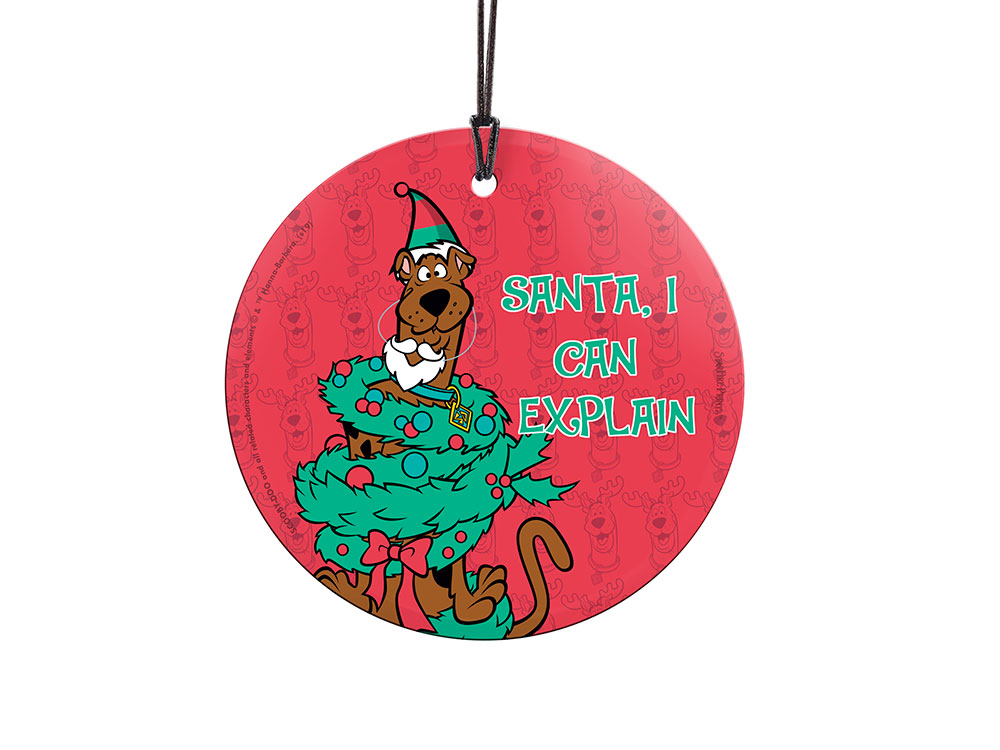 Scooby Doo Santa, I Can Explain Starfire Hanging Glass