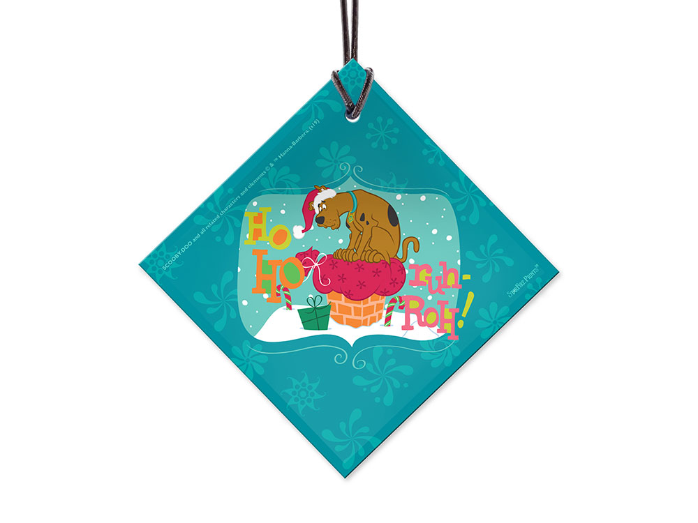 Scooby Doo Ho Ho Ruh-Roh Starfire Hanging Glass