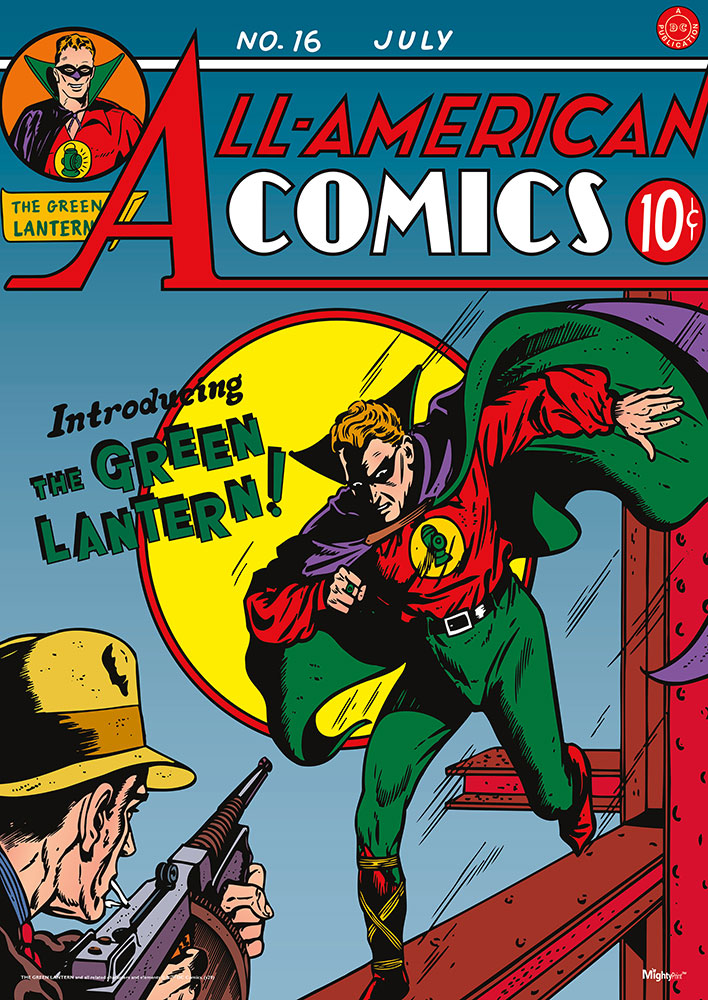 Green Lantern Introducing The Green Lantern Mightyprint Wall Art