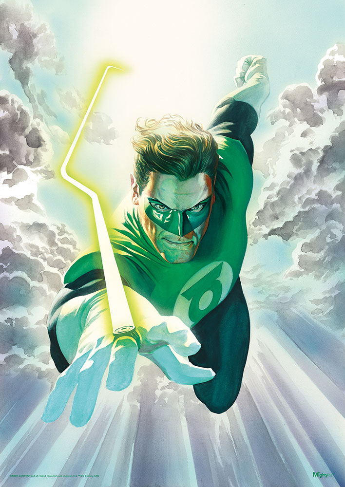 Green Lantern The Green Lantern Mightyprint Wall Art