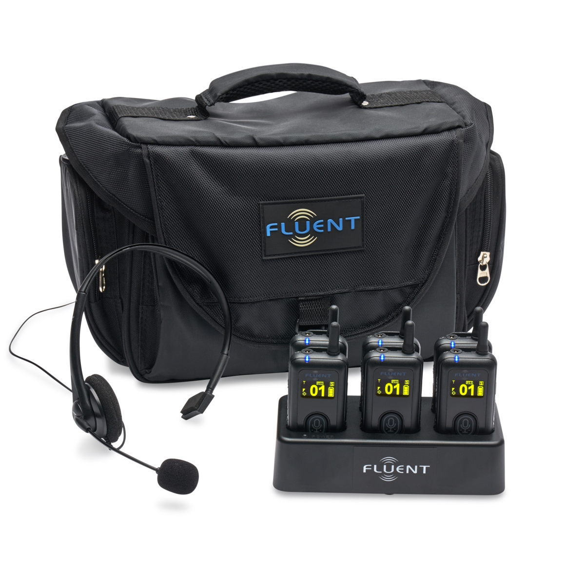 FA-WIS900-6 Fluent Audio 6-User Full Duplex Wireless Intercom