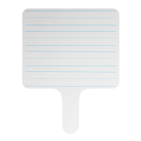 Rectangular Lined Dry Erase Answer Paddle - Pack of 24