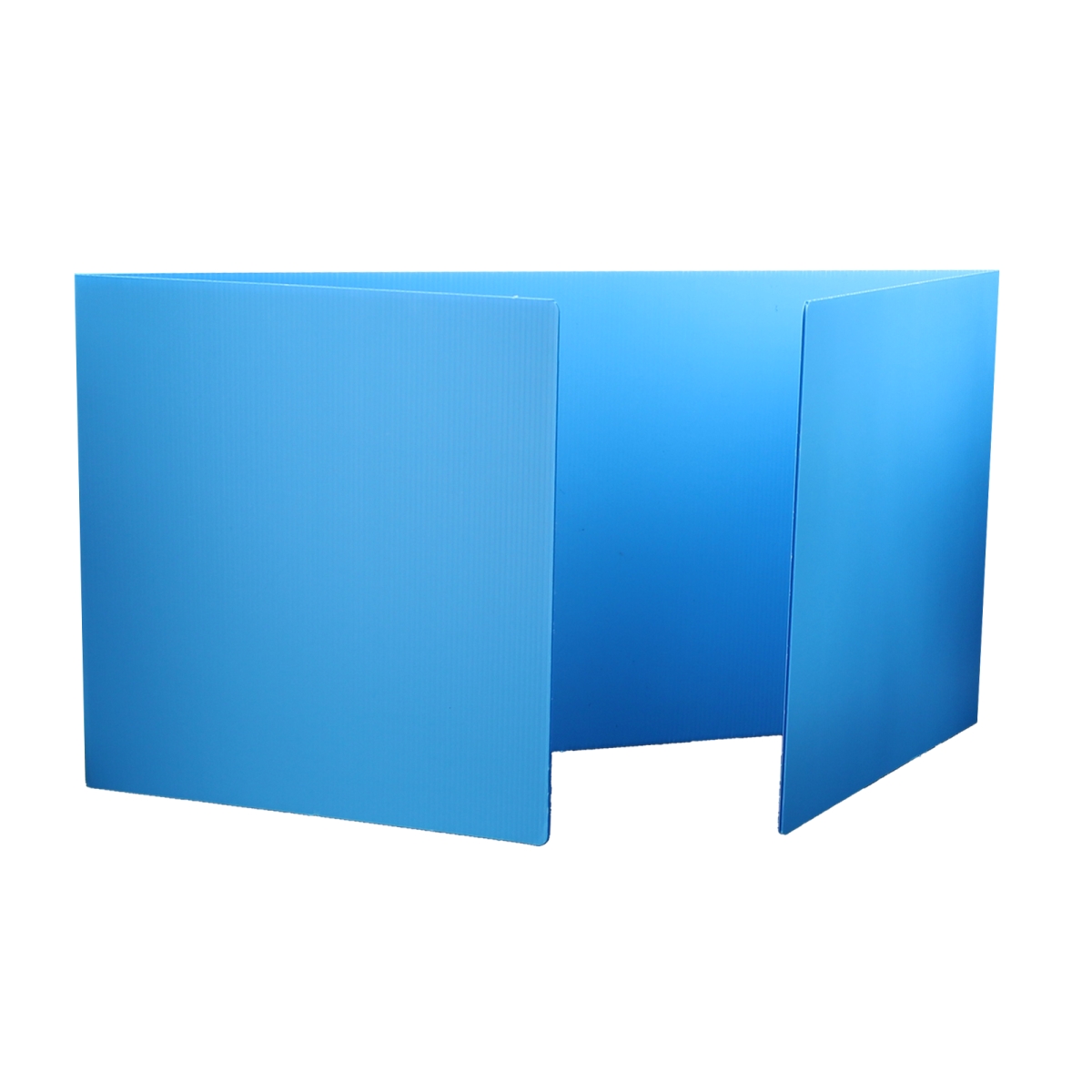 Blue Plastic Study Carrel  Pack of 24