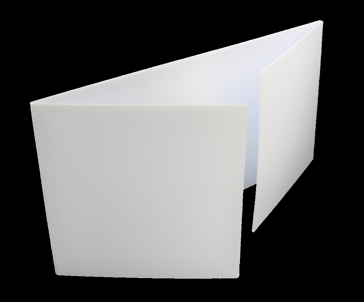 White Plastic Study Carrel  Pack of 24