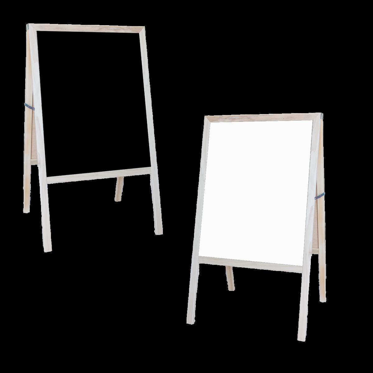 Picture of Flipside Products 31700 42 x 24 in. Natural Hardwood White Dry Erase &amp;amp; Black Dry Erase Marquee Easel