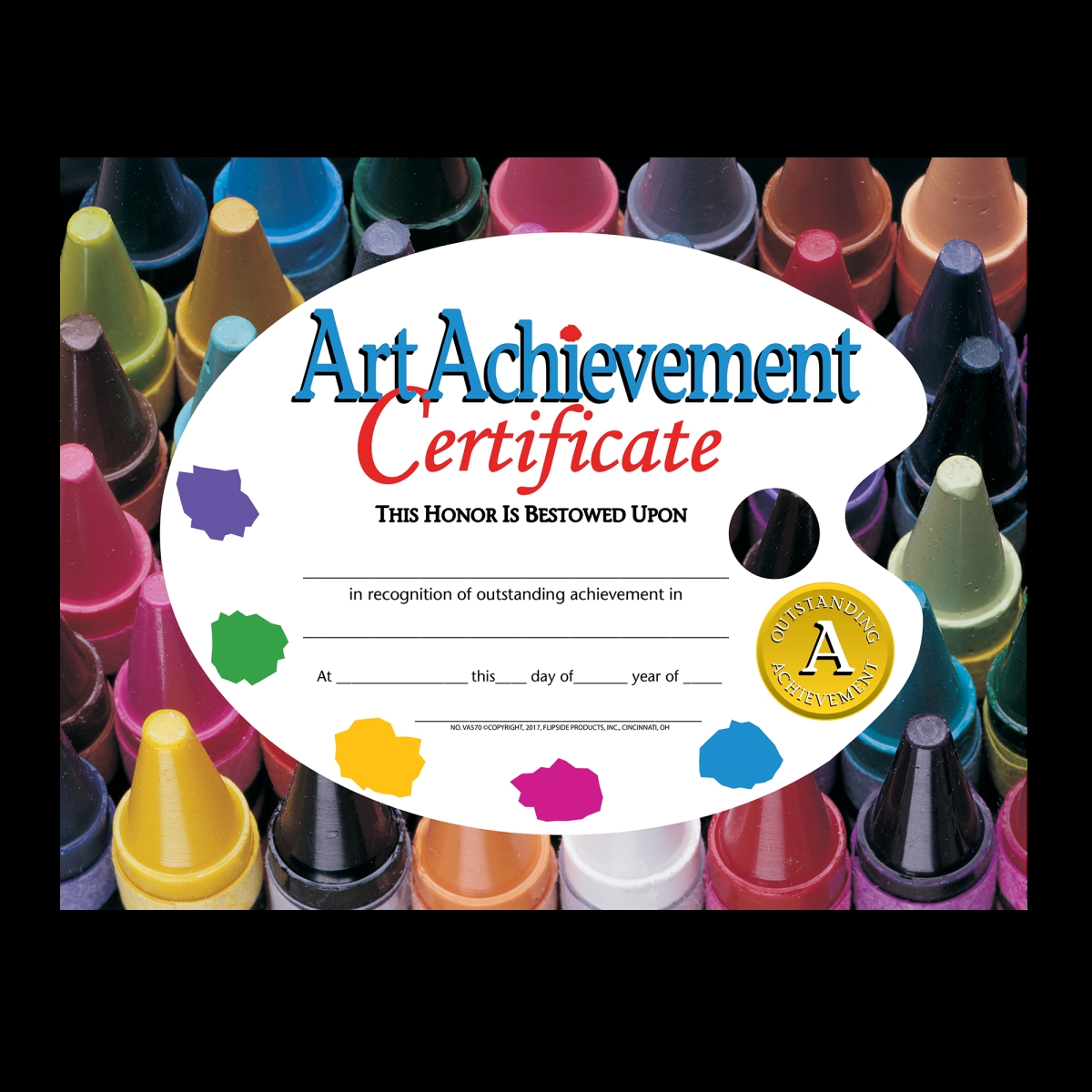Art Achievement Certificate  Pack of 5