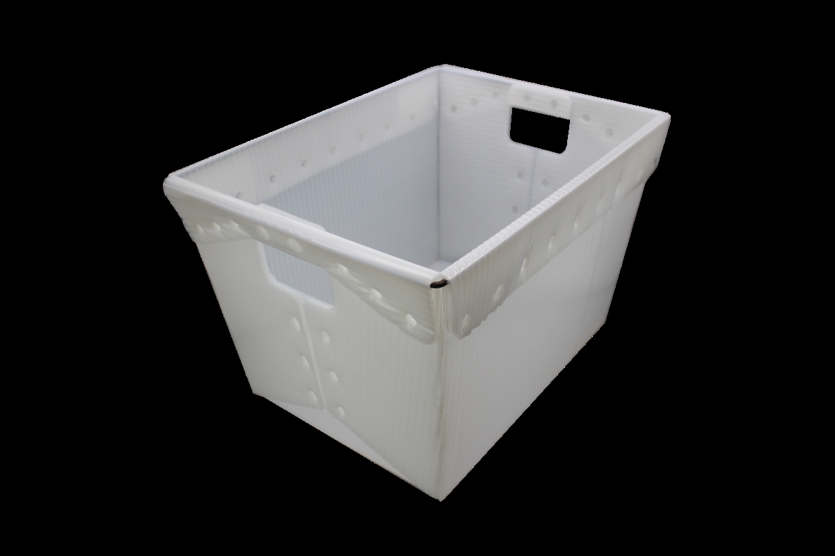 Translucent Plastic Storage Postal Tote - 2 Pack