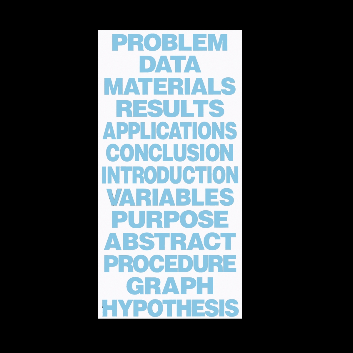 Sky Blue Science Fair Titles Retail Pack of 24